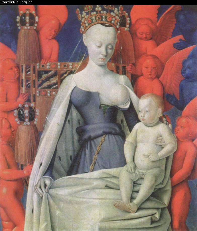 Jean Fouquet The melun Madonna